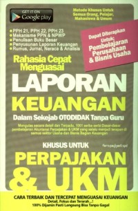 Image of Rahasia Cepat Menguasai Laporan Keuangan Khusus Untuk Perpajakan & UKM